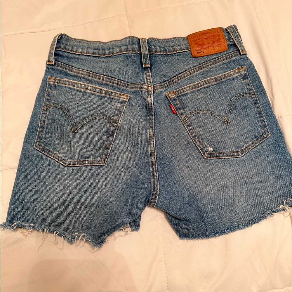 Levi's Women's Light Blue Jean Shorts